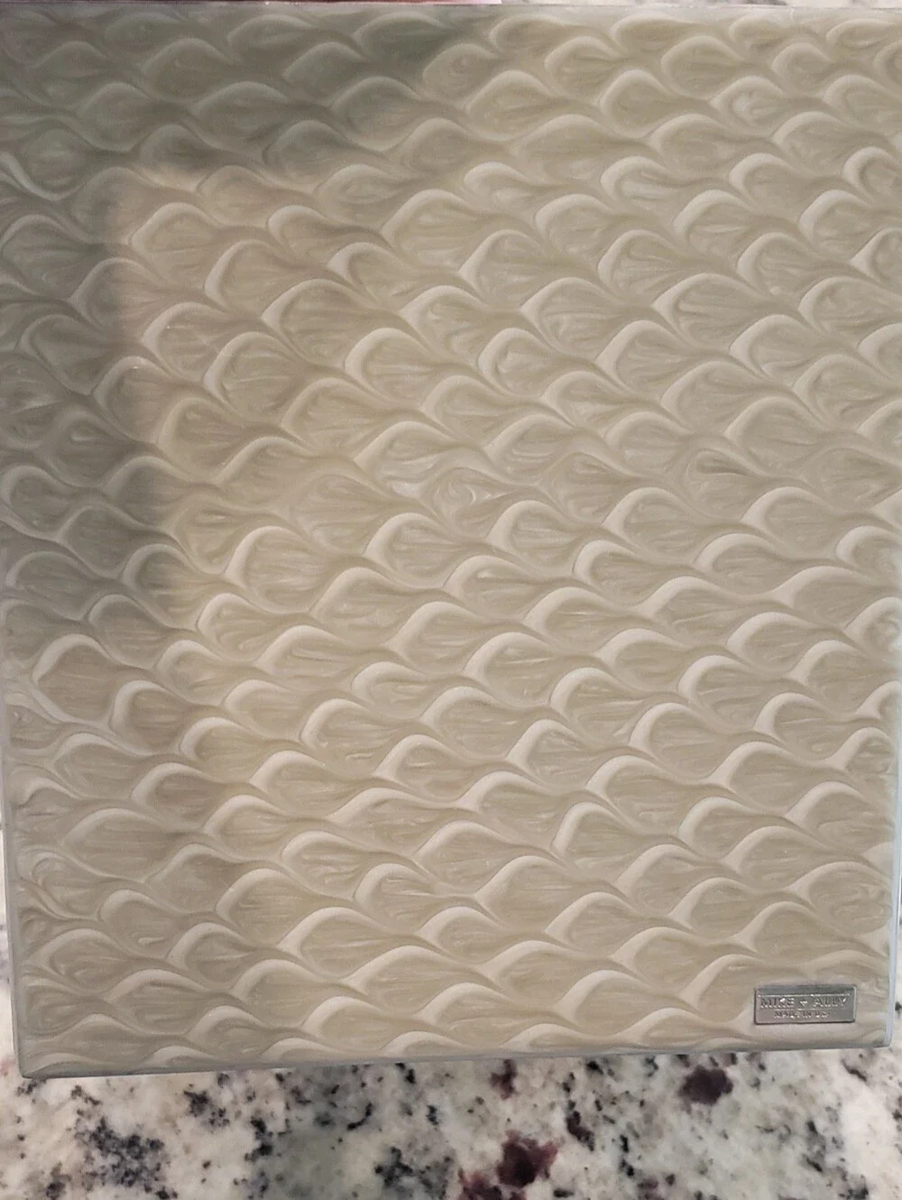 Mike And Ally Pacific Fine Textured Boutique Tissue Box Cover